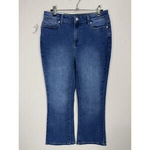 Member’s Mark Women’s Jeans Size 4 Crop Flare Preppy Stylish Casual NWT